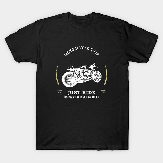 Motorcycle Trip T-Shirt by RoadTripWin